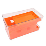 2 Tier Soda Can Rack Beverage Can Can Storage Holder Can Holder for Pantry Refrigerator Orange V1294-YM0703-3118230070011