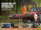 Timber Claw Hook, 28 inch 4 Claw Log Grapple for Logging Tongs, Swivel Steel Log Lifting Tongs, V952-YMQZQ28YC4ZK7BDLEV0