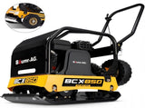 BAUMR-AG 125kg 450x630mm 7HP Plate Compactor, 32kN Vibratory Compaction, Wheel Kit, Protective Paver V219-TOLPLCBM8C5A