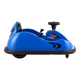 Rigo Kids Ride On Car Bumper Kart 6V Electric Toys Cars Remote Control Blue RCAR-BUMPER-KART-BU