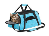 Cat Pet Carrier Travel Carrier Pet Bag for Small Medium Cats Pink V1263-JX-6841