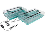 Plant Starter Tray Propagator Plant Greenhouse Grow Kit with 4 Tube Grow Light USB Connector Plant V1294-YM0901-3111250028711