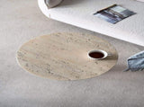 LOGAN CEMENT ROUND SIDE TABLE V742-60957