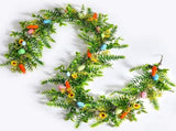 Easter Garland, 6.5Ft Artificial Easter Garland, for Mantle with Eggs Carrots, Artificial Floral V1192-AZ-W-29499