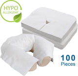 Disposable pillowcase - U-shaped pillow - 35*42cm - White - 100 pillowcases - Ultra soft - Anti-slip V1259-DP01-BO-87