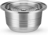 Reusable Coffee Capsule, Stainless Steel Refillable Coffee Pod Brewing Espresso V1258-DP02-WO-863
