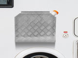 Aluminum Caravan Diesel Heater Bracket Silver 2mm Thickness Fuel Tank Cover Double Left/Right Base V985-DIESELTANKCOVERLRS