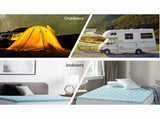 7 Zone Memory Foam Topper Mattress Toppers Cool Gel Pad Mat Medium Firm 8cm Thick 137cm x 190cm V201-W12782460