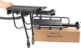 Rear Bike Rack,Bike Cargo Rack w/Fender & Large Size Reflective,Quick Release Mountain Road Bicycle V1258-DP02-C-1421