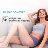 Women's 8 Pack Leakproof Briefs Multi Colours 3XL Underwear V1258-DP02-BOL-445