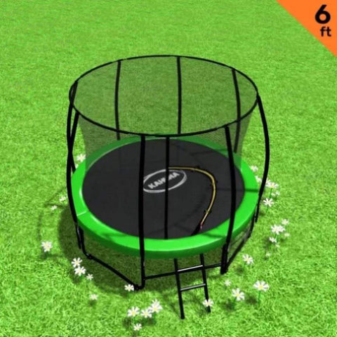 Kahuna Classic 6 ft Trampoline - Green TRA-KAH-06-GN