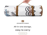 Vehicle Assembly Extra Large 200x200cm Waterproof Picnic Mat - Portable Thickened Oxford Cloth V888-ELOSUNG46488