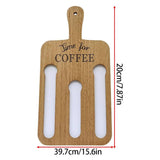 K Cups Holder, K Cup Carousel, Coffee Pods Storage Organizer Stand, Wooden Coffee Pod Wall Holder V1366-AZ2-W-23812