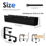 27.56" Cable Management Tray Stable Protective Pads, Drill-Free Installation, Ideal Cord Hider for V1369-AZ3-W-12045