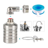 5X Float Valve,1/2 Inch to 3/4Inch Water Float Valve,304 Stainless Steel Fully Automatic Water Level V1366-AZ2-W-14593