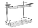 Space Aluminum Bathroom Shelf RustProof Shower Rack Kitchen Storage Basket for Home V1294-YM0901-3112210039311
