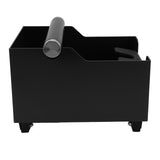 Coffee Knock Box With Removable Knock Bar Steel Coffee Grounds Knock Box Container Bin Black V1294-YM0901-3118240216411