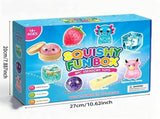 8-Piece Squishy Box Set, Strawberry, Cat Paw and Cheese Designs V1188-MS-621-006