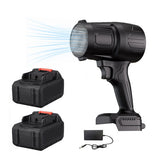 Stepless Cordless Leaf Blower w/2 Batteries Portable Handheld Turbo Jet Fan AU V201-FUN0049BL8AU