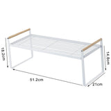 Cabinet Storage Shelf Rack Layered Storage Easy to Install Multifunction Counter Organizer Shelf for V1294-YM0512-3117220273111