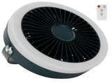 Remote Control Smart Electric Fan with 3 Gears Speed Mini Fan for Home OutdoorRoyal Blue V1294-YM0721-3113210031113
