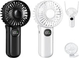 5 Adjustable Speeds Personal Fan with Lanyard,180&deg Foldable V1259-DP01-A-3321