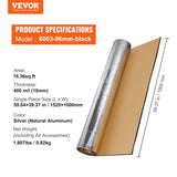 VEVOR Car Sound Deadening Mat, 400 mil 1.5sq.m Automotive Sound, High Density Foam Sound V952-GYDJZLBPM16SP50NGV0