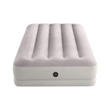 Intex Cream Twin Dura-Beam Prestige Mid-Rise Airbed with USB Pump 64177