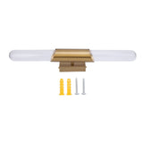 Wall Light Fixture Gold Brushed Metal Glass Lampshade Elegant Modern Wall Sconce with E26 Socket V1294-YM0901-3119240131411