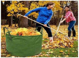 Extra-Strong Gardening Bag with Handles, Green Leaf Collection Bag with Military Canvas, H 45.7 cm, V1237-ZY-715-254