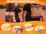 Autumn keychain making set - 60 autumn charms & 12 clips - plus accessories V1188-MS101-00938-1