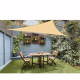 3X4M Sun Sail Waterproof UV Protective Outdoor Shade, Light Orange, for Garden Terrace Pool Camping V1188-MS-325-0995