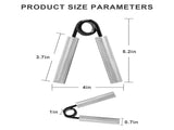hand grip grip strength trainer, home fitness equipment, men's arm workout, wrist V1102-141-36637-BLK-2PCS