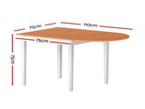 1.1M Artiss Dining Table Extendable FUR-U-DTAB-FD-WD