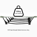 Portable Camping Cot Compact Folding Bed Green V728-LP1005008255703596