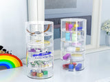 Belt Organizer, Acrylic 5 Layers Belt Case Storage Holder and Display for Accessories like V1258-DP02-WO-50