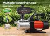 Giantz Garden Water Pump Auto Controller Tank Farm Irrigation House 800W Max. PUMP-GARDEN-800-2M