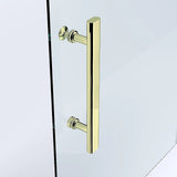 Adjustable 1200x1000mm Double Sliding Door Glass Shower Screen in Gold V63-845231
