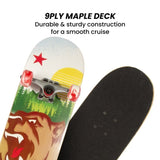 Kryptonics 31-inch Star Series Complete Skateboard BS-171338-SK