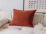 Holzlrgus Fall Set of 2 Striped Textured Velvet Corduroy Decorative Europe Sham Seasonal Autumn V1189-WXFWAL-20260319-01283