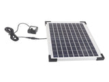 Solar Fountain Pump 9V 10W Easy To Install Solar Fountain Pond Pump Kit for Bird Bath Garden V1294-YM0703-3111230127111