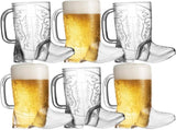 Cowboy Boot Cups - 17oz Cowboy and Cowgirl Drink Mugs, Reusable BPA-Free Plastic Mug V1370-AZ4-01875
