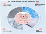 Sleeping bag for children, cozy cartoon design for boys and girls V1237-ZY-203-1201