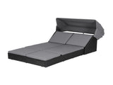 Gardeon Outdoor Day Bed Sun Lounge Setting Wicker Lounger Patio Furniture ODF-SUNBED-BS23-BK-AB