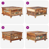 Coffee Table Reclaimed Wood 70x70x38 Cm 43_243978