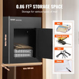 Through The Wall Drop Box, Heavy Duty Steel Through the Wall Mailbox with 2.8-7.9" 13" Combination V952-CQXBX13717IN9YIN4V0