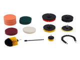 19PCS Drill Brushes Set Electric Scrubber Cleaning Kit Polishing Pad Set Cleaning Tools for Car V1294-YM0901-3117210150811