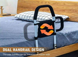 Adjustable Bed Rail Bedside Handle with Storage Pocket & Safety Strap V63-952851