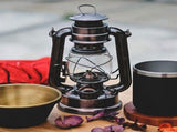 Outdoor 3-Pack Oil Lamps, Lanterns for Camping and Emergency Lighting, Black V1192-AZ-W-23092