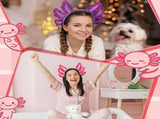 12 Pcs Halloween Axolotl Costume Headband Animal Ear Hair Hoop Headpiece Cosplay Party Favor for V1259-DP01-A-4777